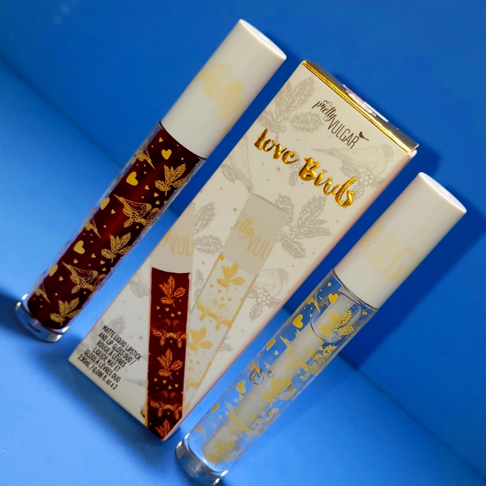 Pretty Vulgar Cosm Love Birds Lip Duo!
